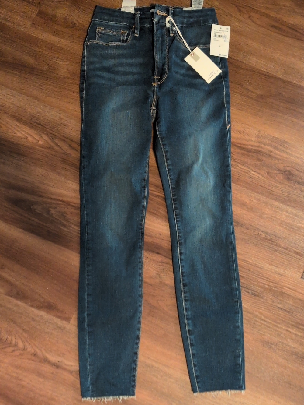 Good American Good Waist Crop Skinny Jeans - 00/24
